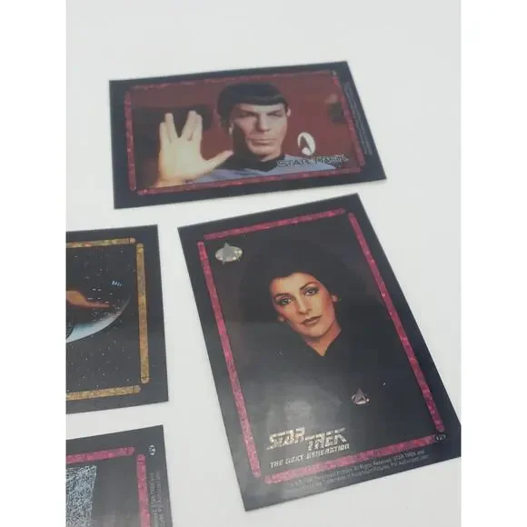1996 90s STAR TREK LOT OF 10 VENDING MACHINE STICKER PRISM PICARD SPACESHIP - Picture 8 of 10